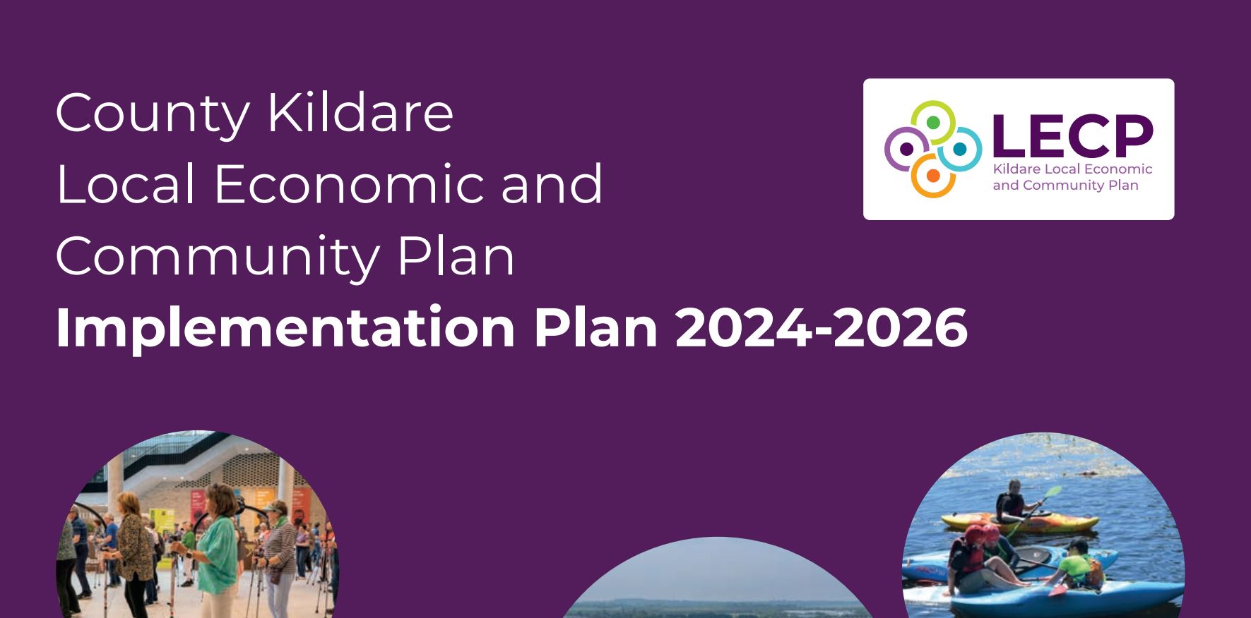 Image and link to County Kildare LECP Implementation Plan 2024-2026